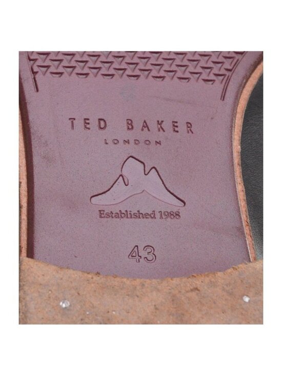 Men Ted Baker Whron Black Leather Chelsea Boot 43